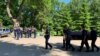Похороны контрактника Степана Журавлева, погибшего в Украине. 24.06.2022, Гдов, Псковская область