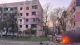 Aftermath of a Russian missile strike in Kryvyi Rih